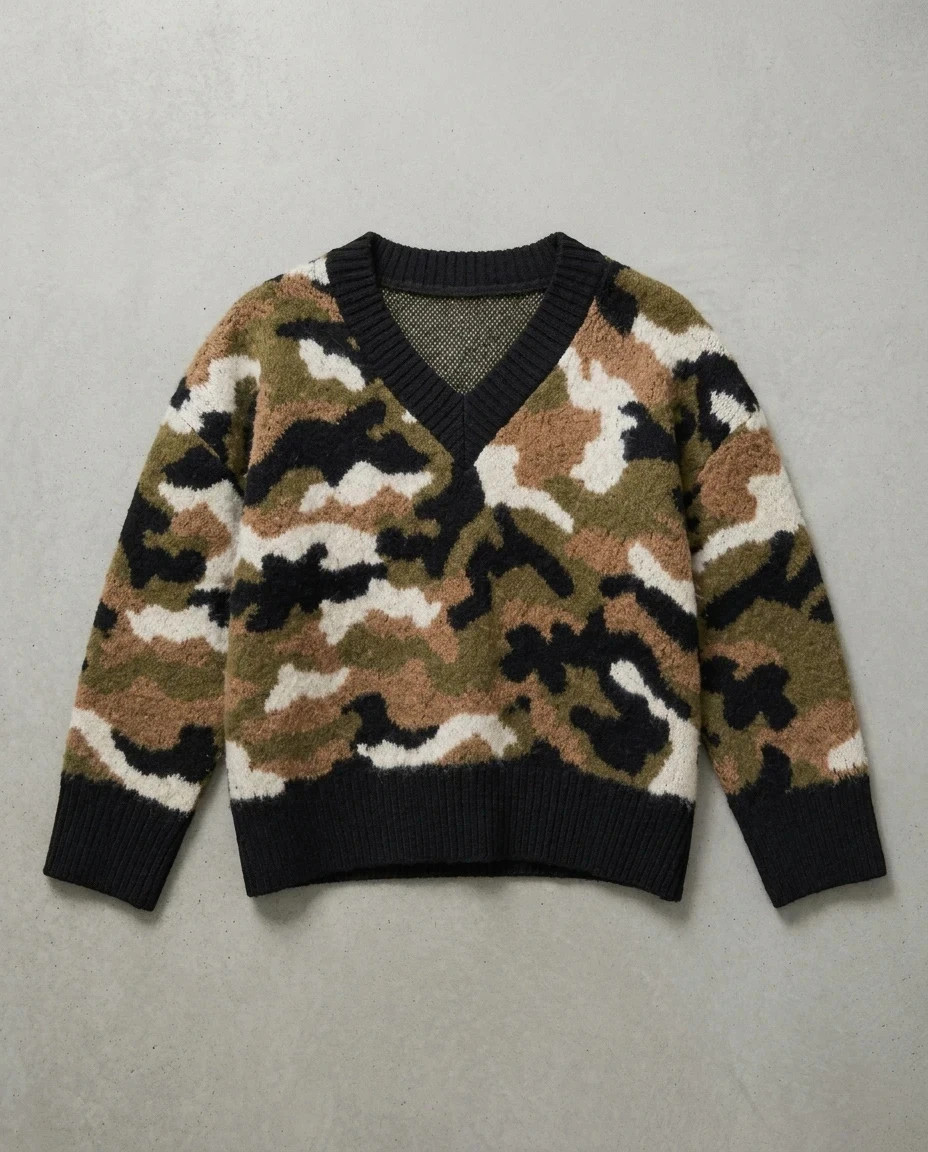 Ensemble 2 pièces oversize camouflage kaki Zara taille S lot357