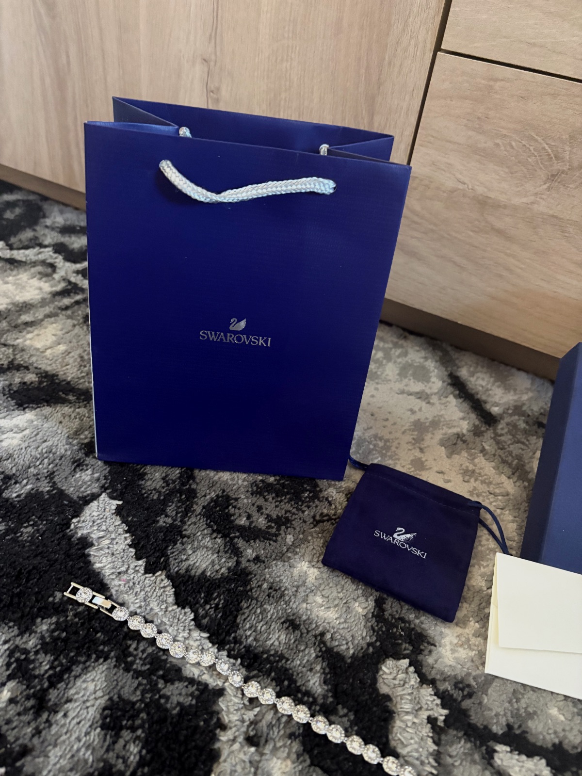 Collier Swarovski rivière en cristaux argentés – Swarovski – taille Taille unique 7