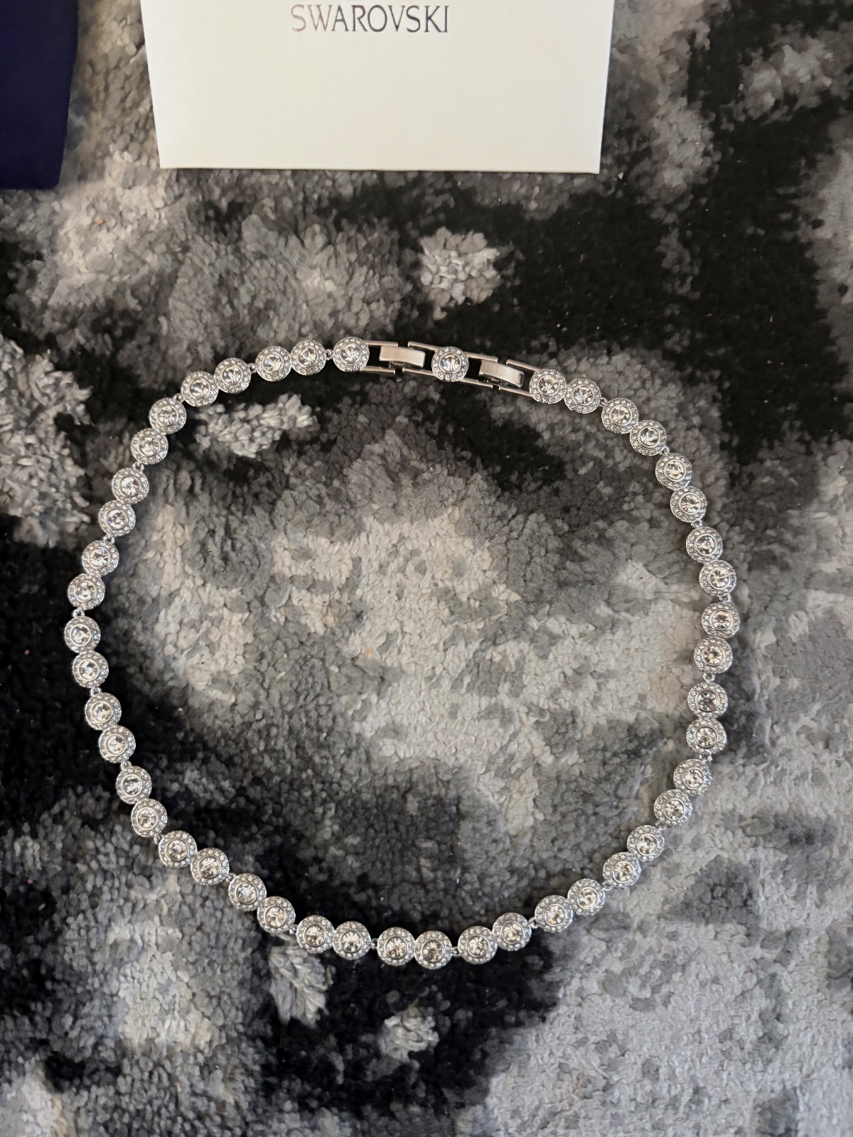 Collier Swarovski rivière en cristaux argentés – Swarovski – taille Taille unique 2