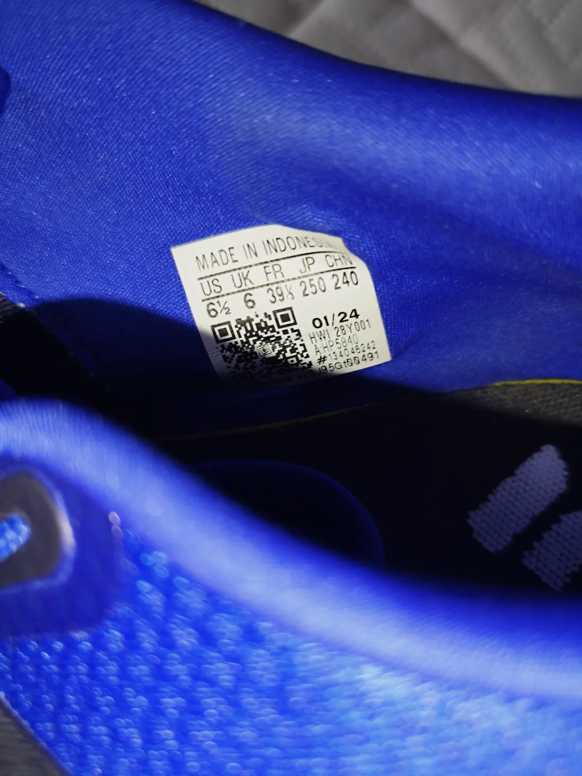 Baskets Adidas bleues taille 39 1/3 – Adidas – taille EU 39 2