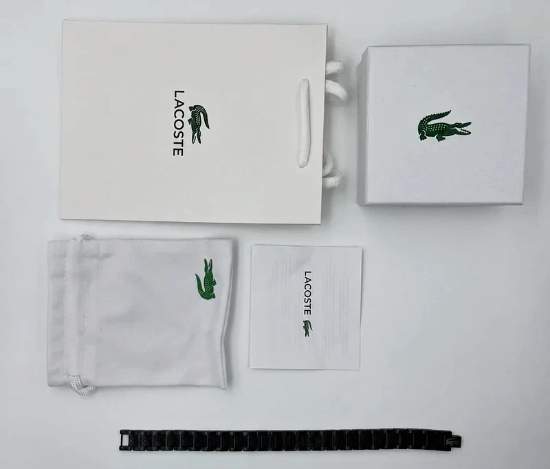 Bracelet Lacoste noir – Lacoste – taille Taille unique