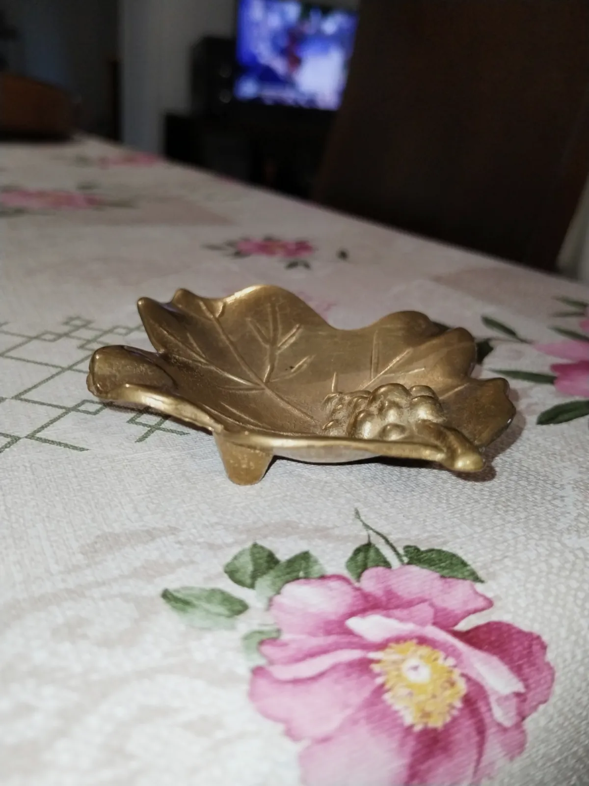 Beau cendrier vintage rétro en laiton ou bronze.  – Henri maire. 6