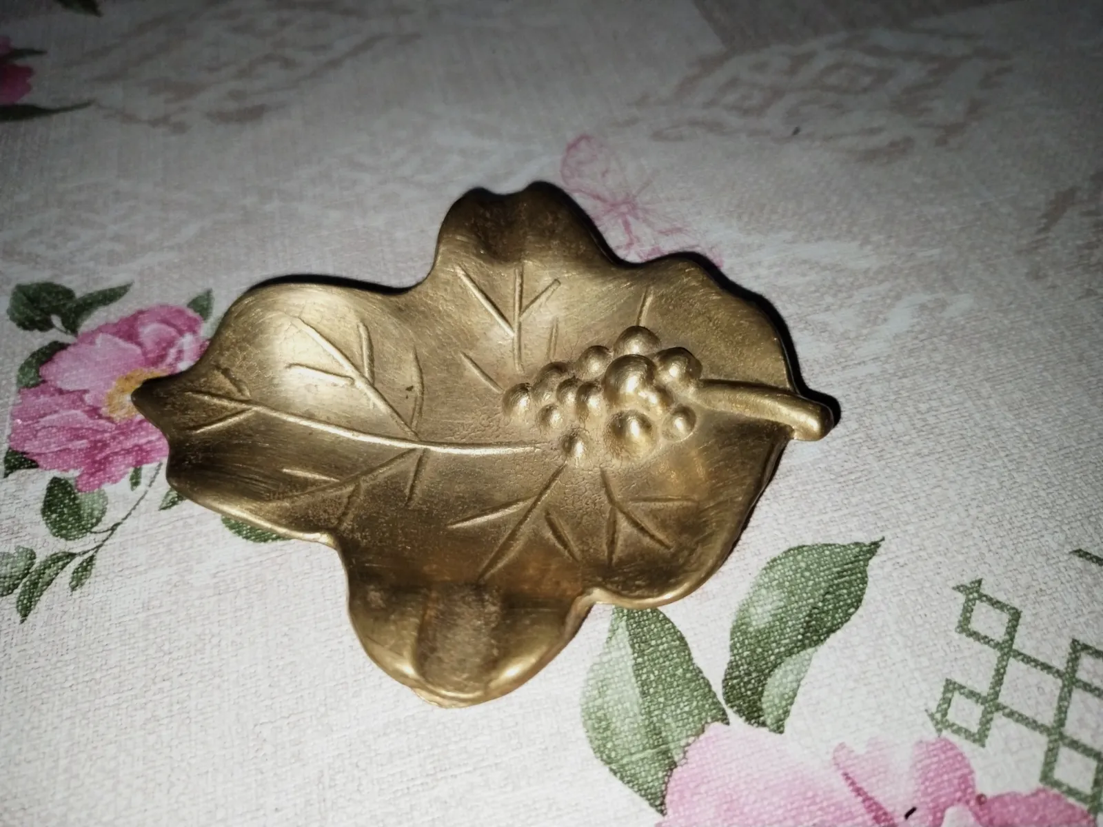 Beau cendrier vintage rétro en laiton ou bronze.  – Henri maire. 3