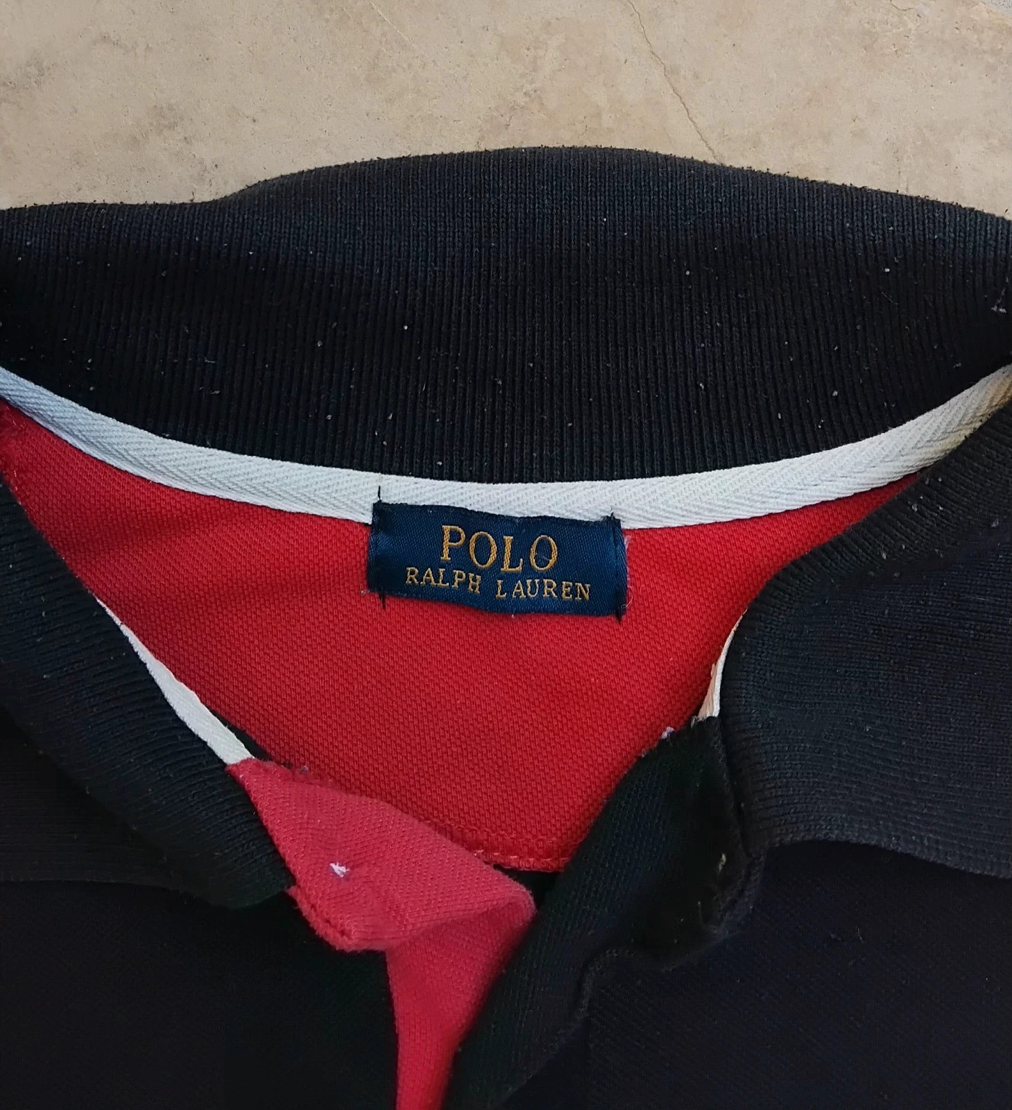Polo largo Ralph Lauren vintage hombre talla L – Polo Ralph Lauren – taille L 2