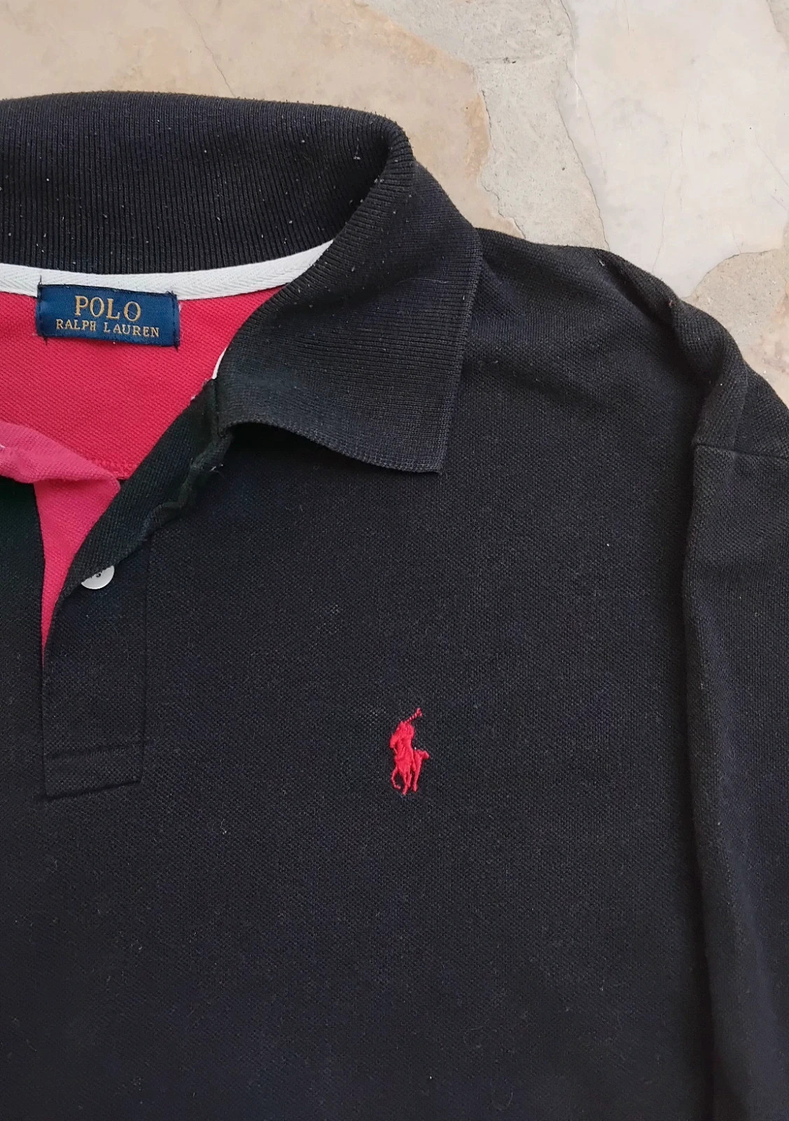 Polo largo Ralph Lauren vintage hombre talla L – Polo Ralph Lauren – taille L 3