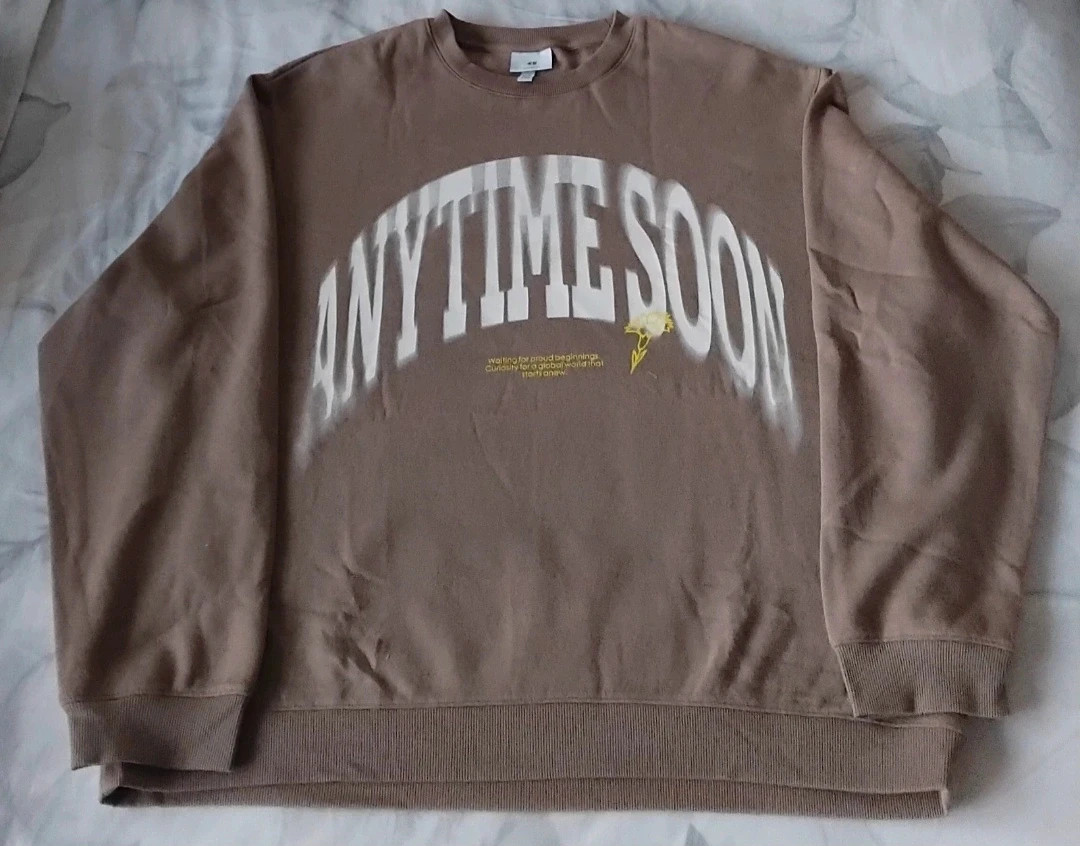 Sudadera oversize H&M hombre talla XXL