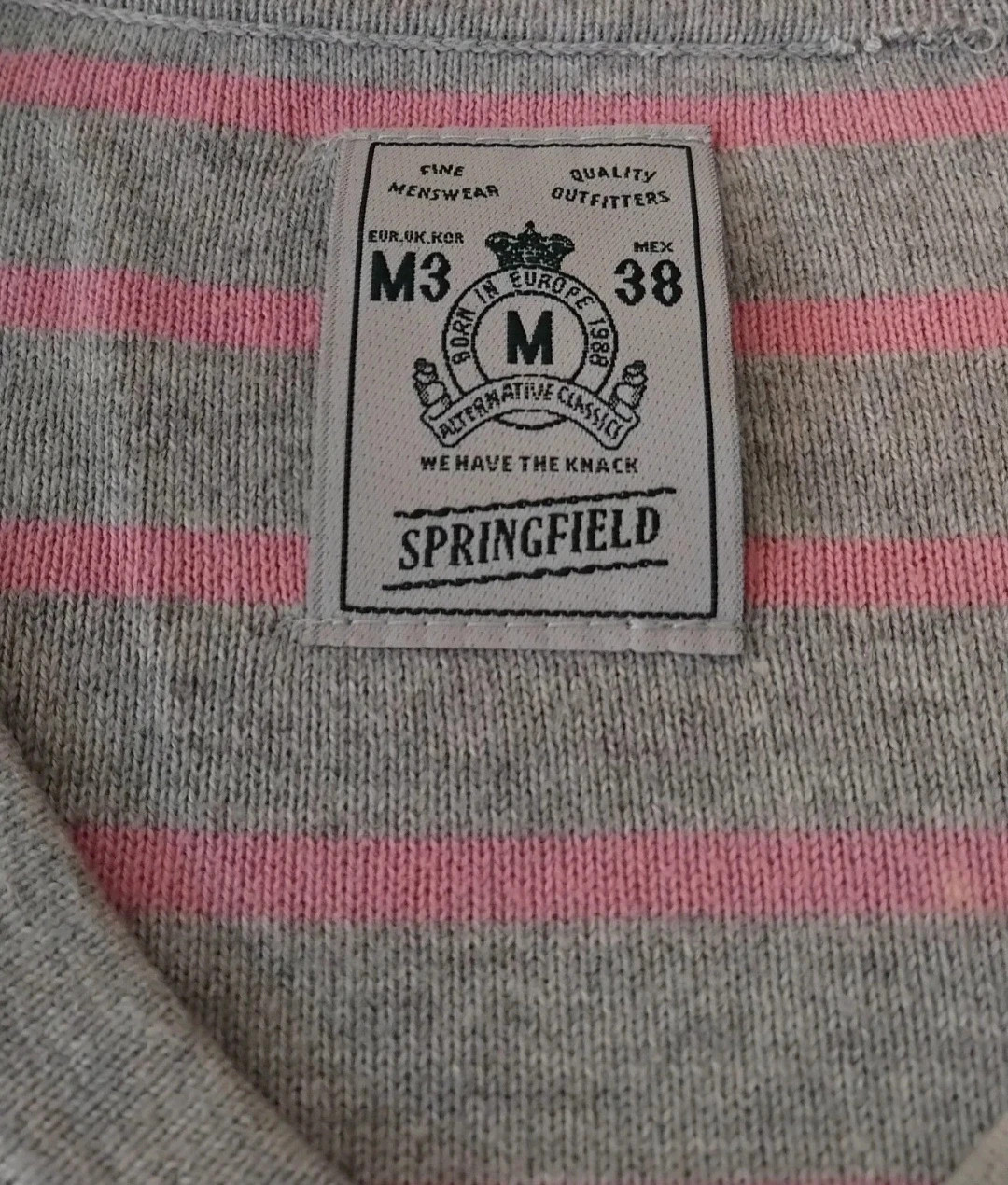 Jersey de rayas Springfield hombre talla M – Springfield – taille M 3