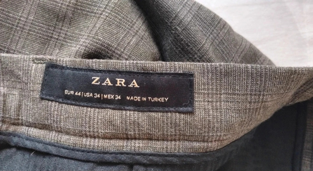 Pantalón largo vestir Zara hombre talla 44 – Zara – taille W34 | FR 44 3