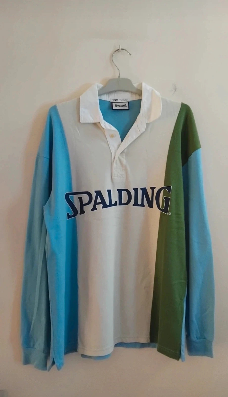 Polo largo Zara x Spalding hombre talla M
