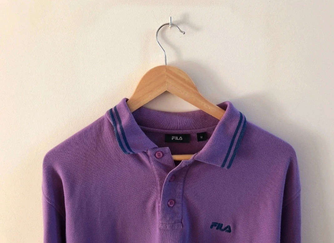 Polo largo vintage y2k Fila hombre talla M – FILA – taille M 4