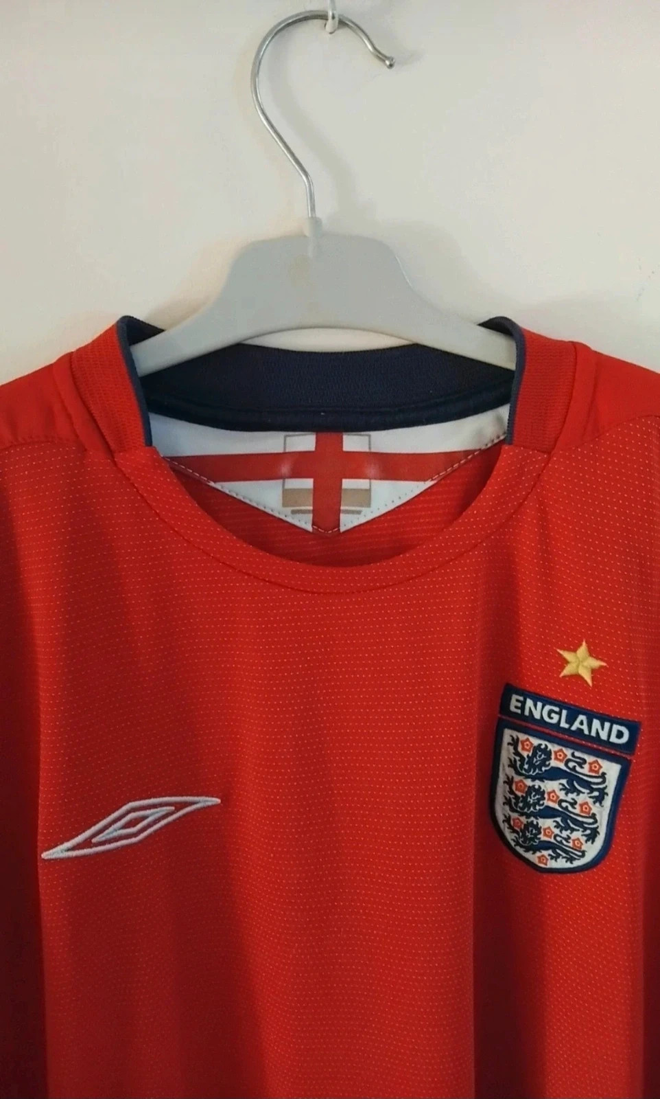 Camiseta Selección Inglaterra 04-06 talla XL original – Umbro – taille XL 3