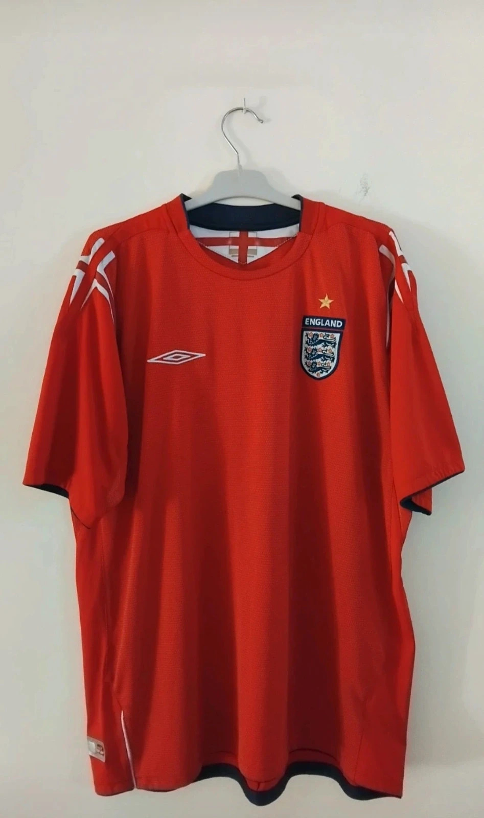 Camiseta Selección Inglaterra 04-06 talla XL original