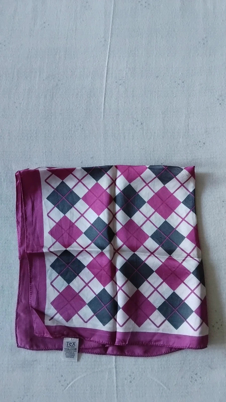 Pañuelo vintage seda mujer Tex 50 cm – TEX 2
