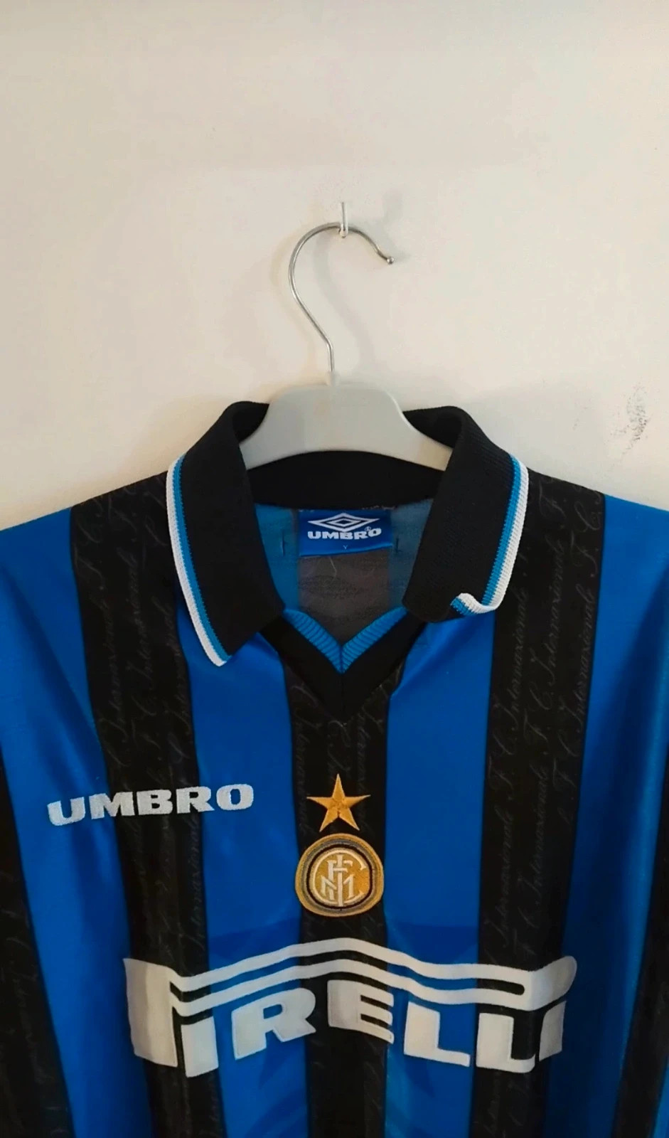 Camiseta Inter de Milán 97/98 Ronaldo Nazario original – Umbro – taille S 2