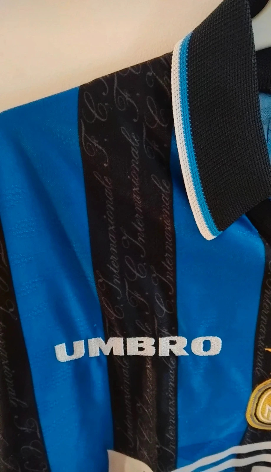 Camiseta Inter de Milán 97/98 Ronaldo Nazario original – Umbro – taille S 5