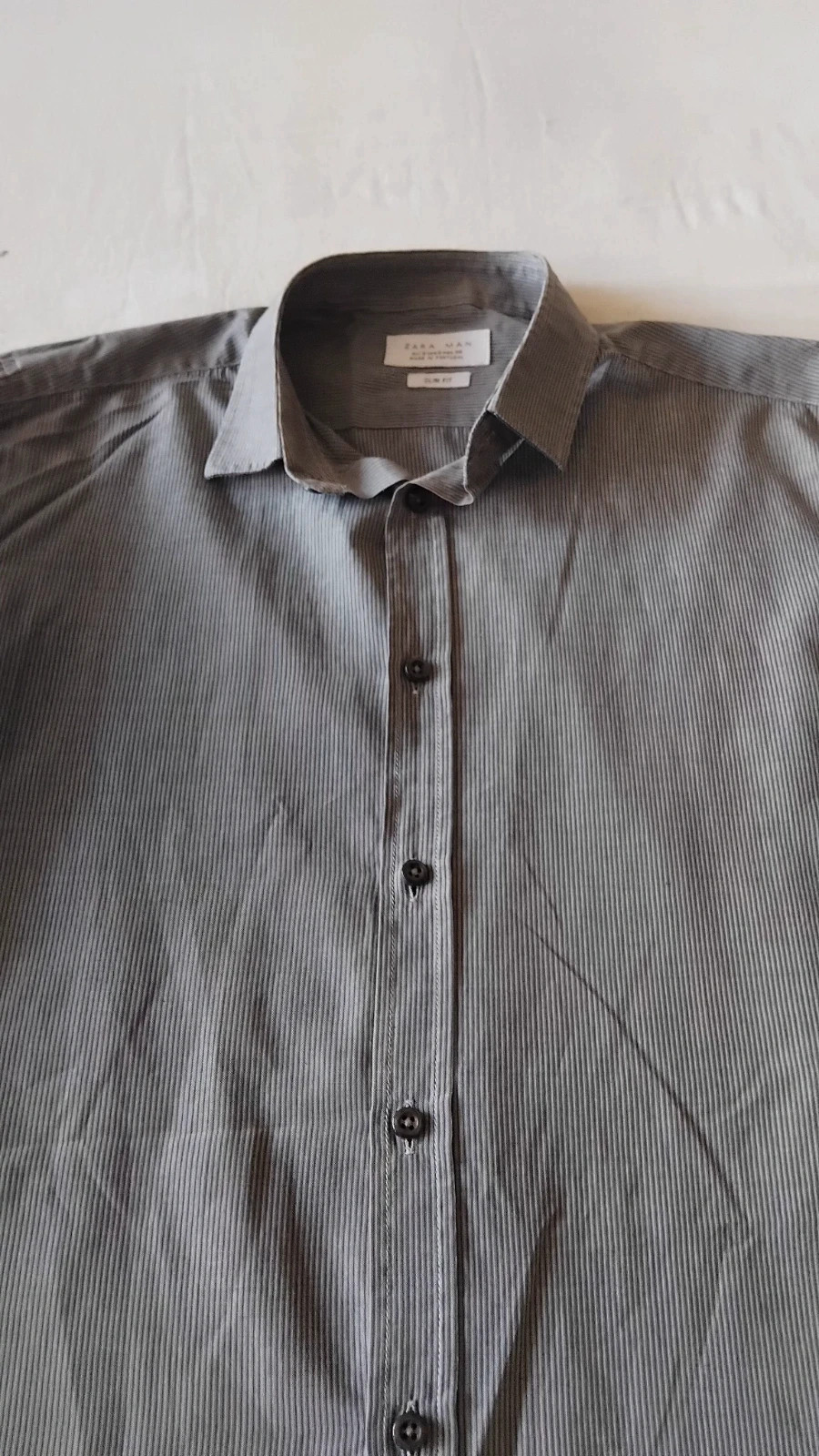 Camisa larga rayas Zara hombre talla S – Zara – taille S 4
