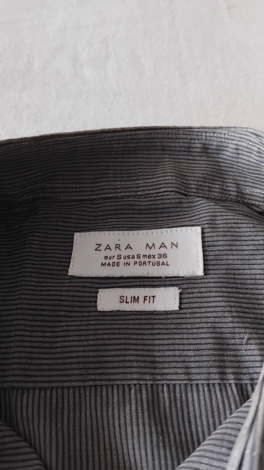 Camisa larga rayas Zara hombre talla S – Zara – taille S 3
