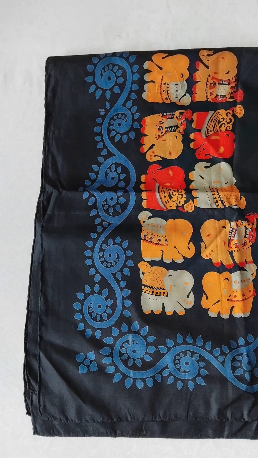 Pañuelo seda vintage mujer 86 cm – Vintage Dressing 5