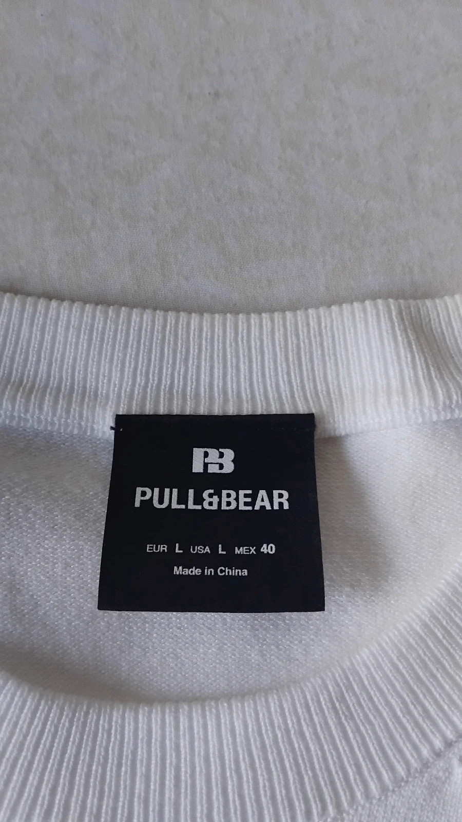 Camiseta corta punto Pull & Bear hombre talla L – Pull & Bear – taille L 2