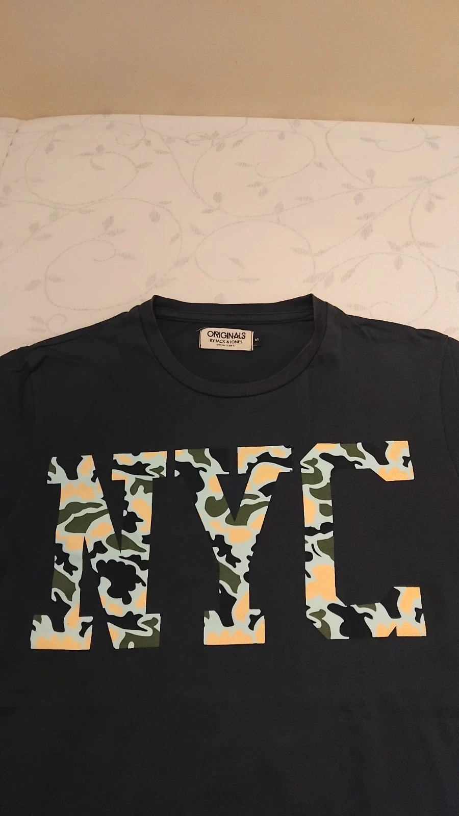 Camiseta corta estampada NYC Jack & Jones hombre talla S – Jack & Jones – taille S 3