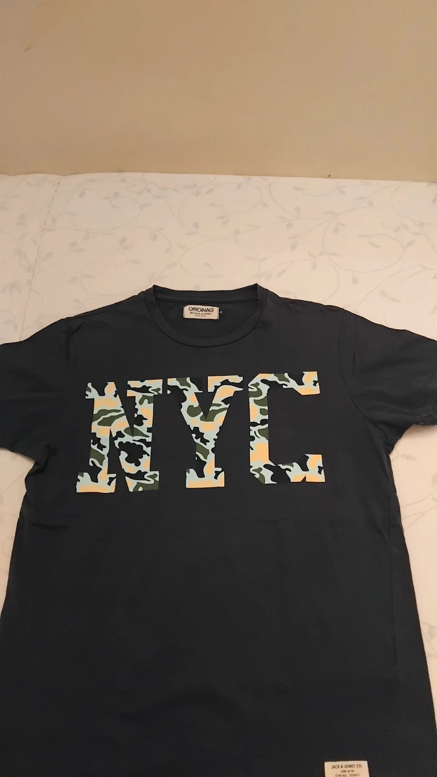 Camiseta corta estampada NYC Jack & Jones hombre talla S – Jack & Jones – taille S 4