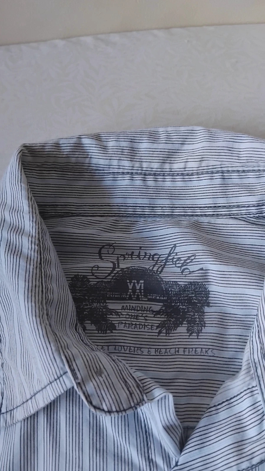 Camisa corta rayas Springfield hombre talla XXL – Springfield – taille XXL 3
