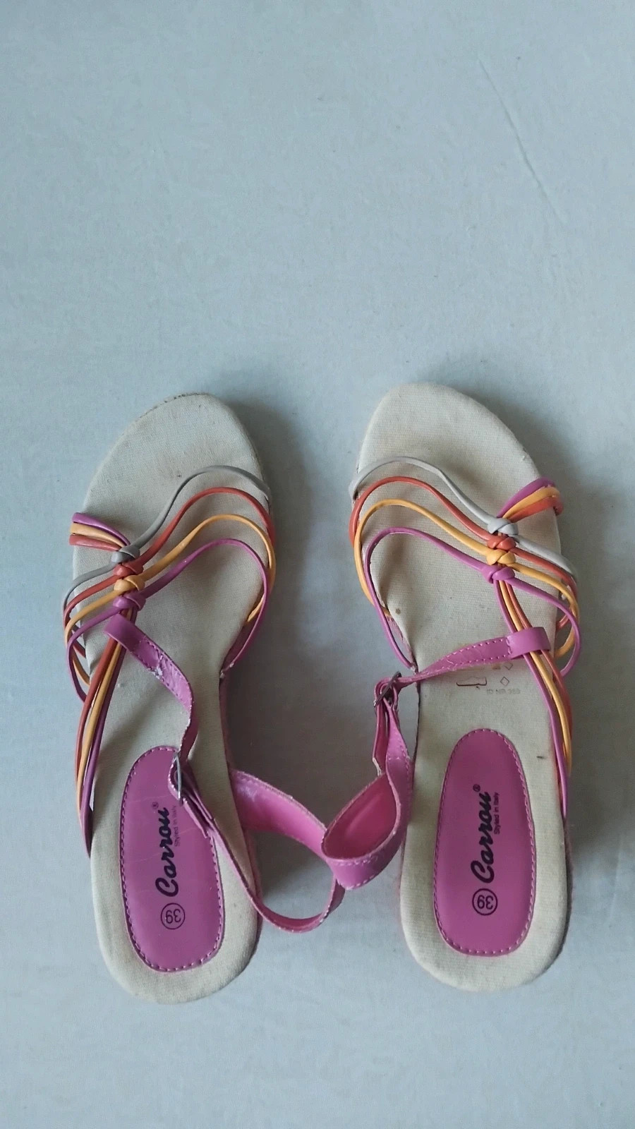 Sandalias vintage mujer talla 39 – Carrou – taille 39 3