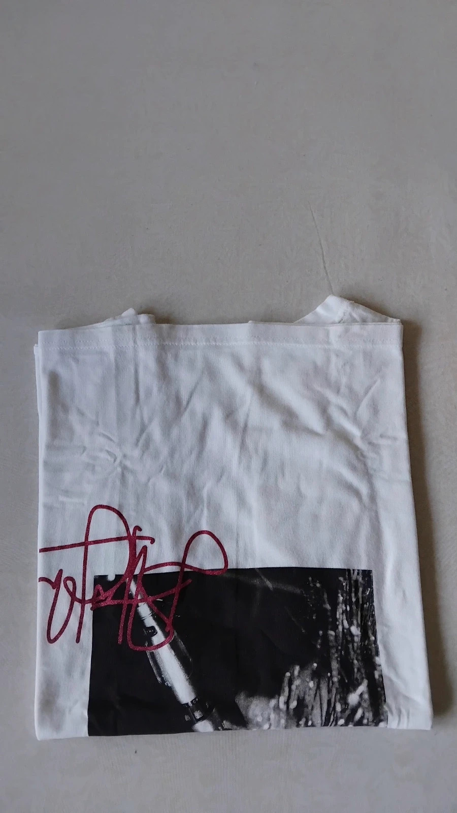 Camiseta corta estampado Elton John Bershka hombre talla M – Bershka – taille M 2