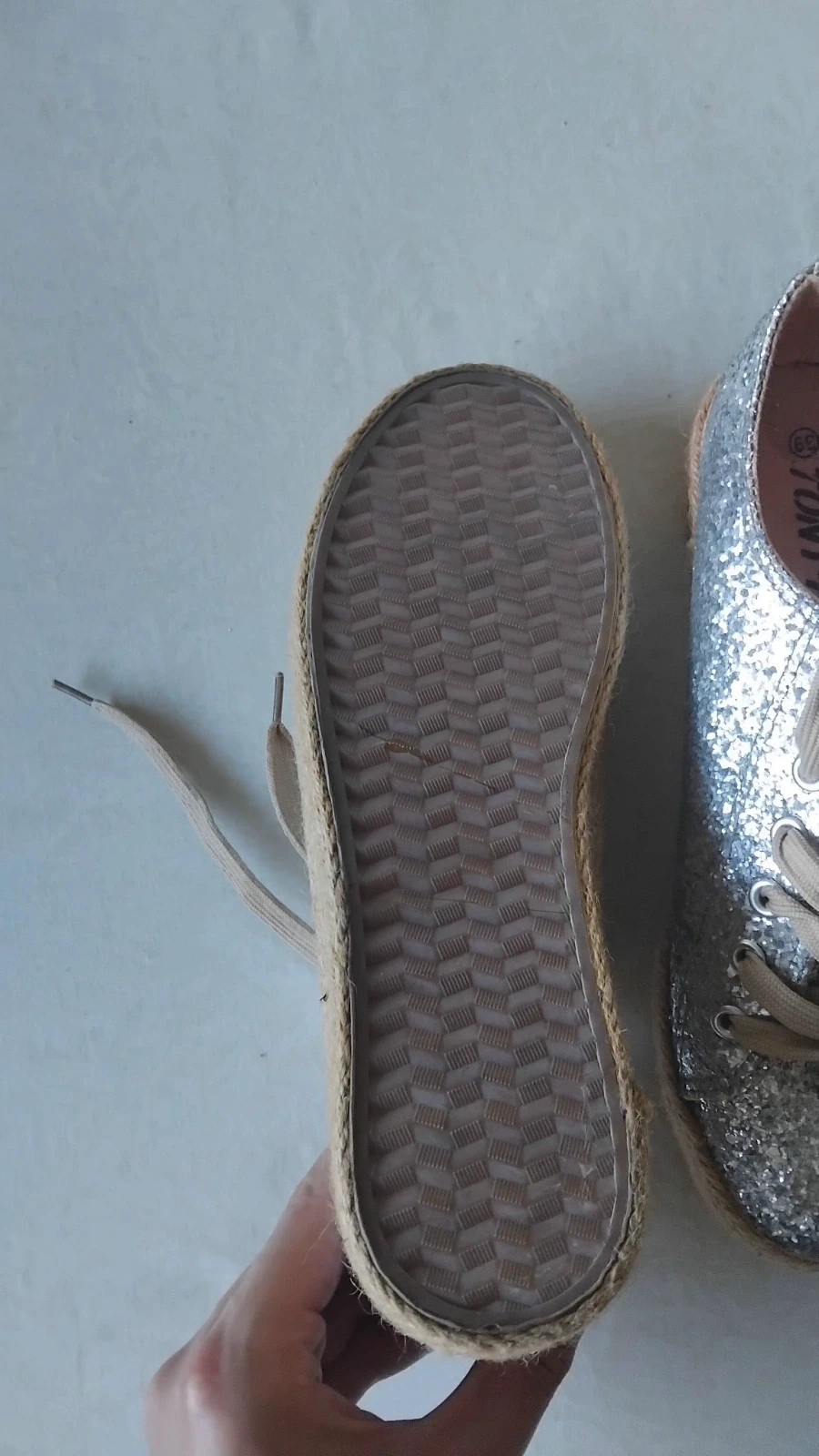 Zapatillas brillantes mujer talla 39 – taille 39 4