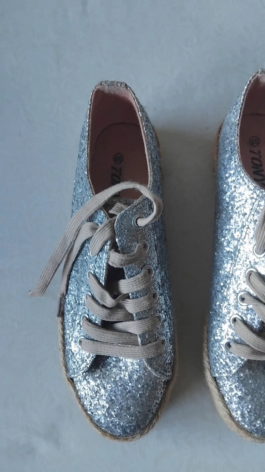 Zapatillas brillantes mujer talla 39 – taille 39 2