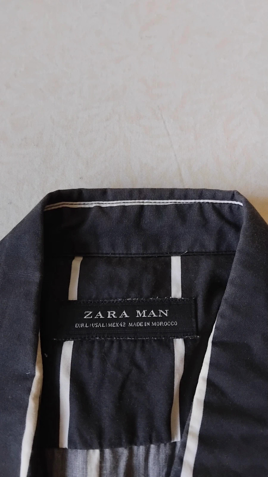 Camisa corta rayas Zara hombre talla L – Zara – taille L 3