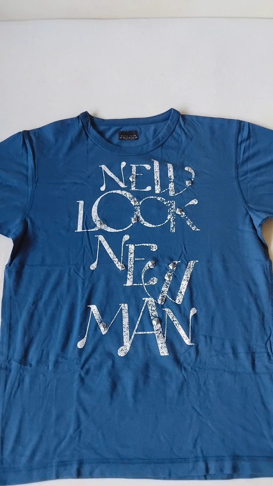 Camiseta corta estampada Zara hombre talla M – Zara Man – taille M 4