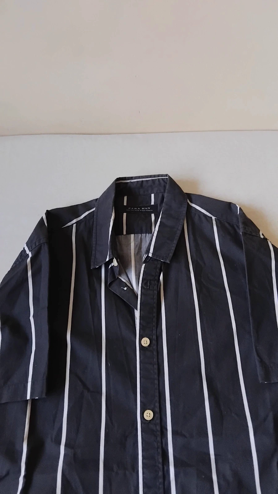Camisa corta rayas Zara hombre talla L – Zara – taille L 4