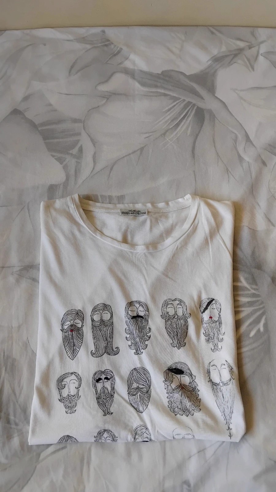 Camiseta corta estampada hombre talla L