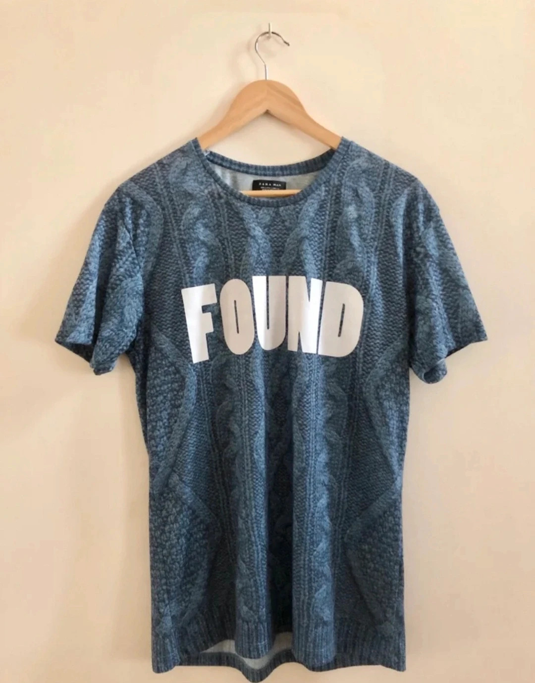 Camiseta corta Zara hombre talla L
