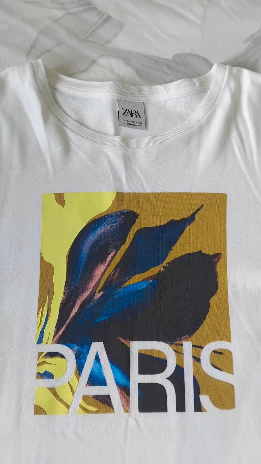 Camiseta corta estampada Zara hombre talla XL – Zara – taille XL 4
