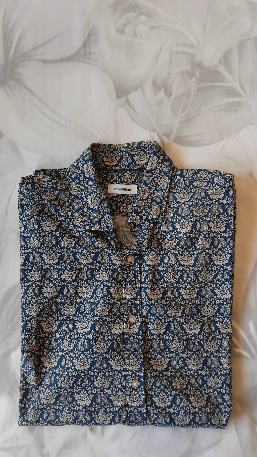 Camisa larga estampada Pedro del Hierro hombre talla L