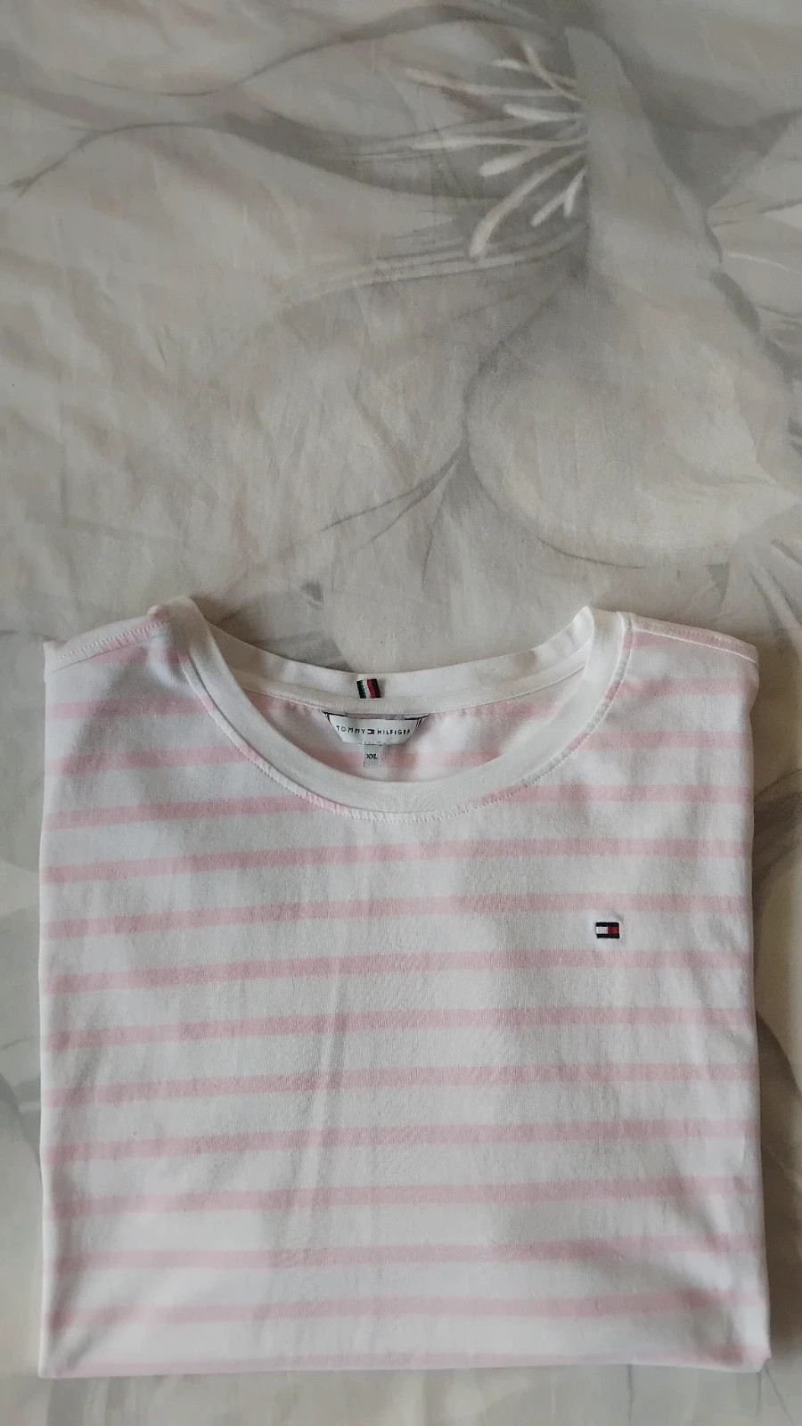 Camiseta corta rayas Tommy Hilfiger unisex talla L