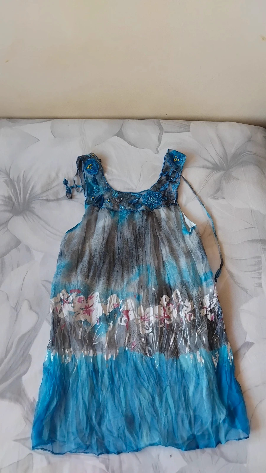 Vestido sin mangas vintage mujer talla L/XL – taille L / 40 / 12 4