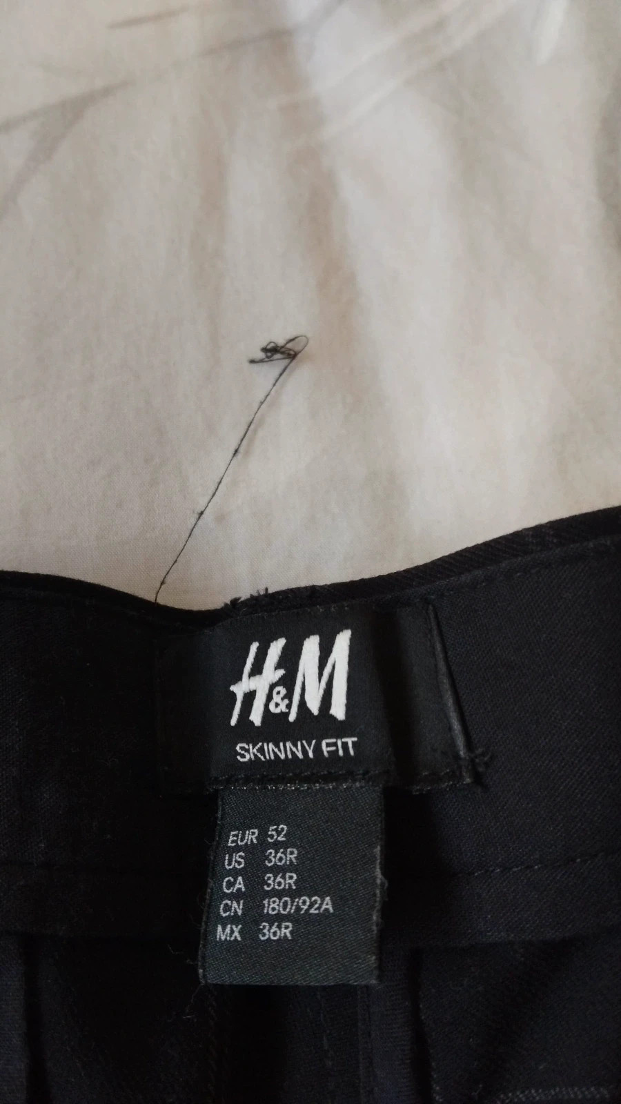 Pantalón largo estampado cuadros H&M hombre talla 42 skinny fit – H&M – taille W32 | FR 42 3