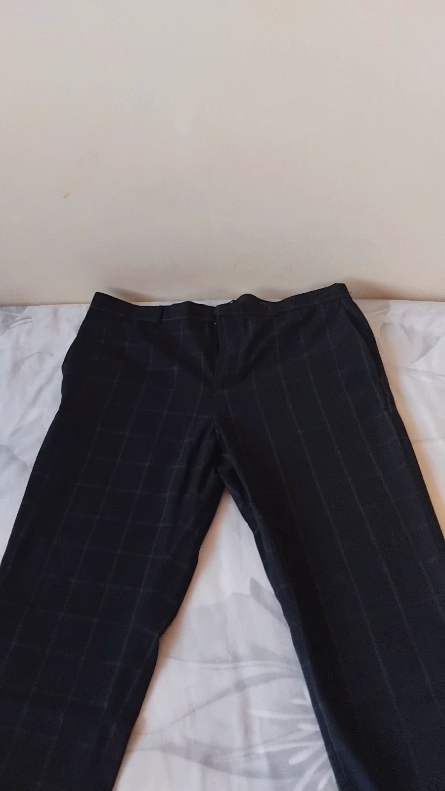 Pantalón largo estampado cuadros H&M hombre talla 42 skinny fit – H&M – taille W32 | FR 42 4