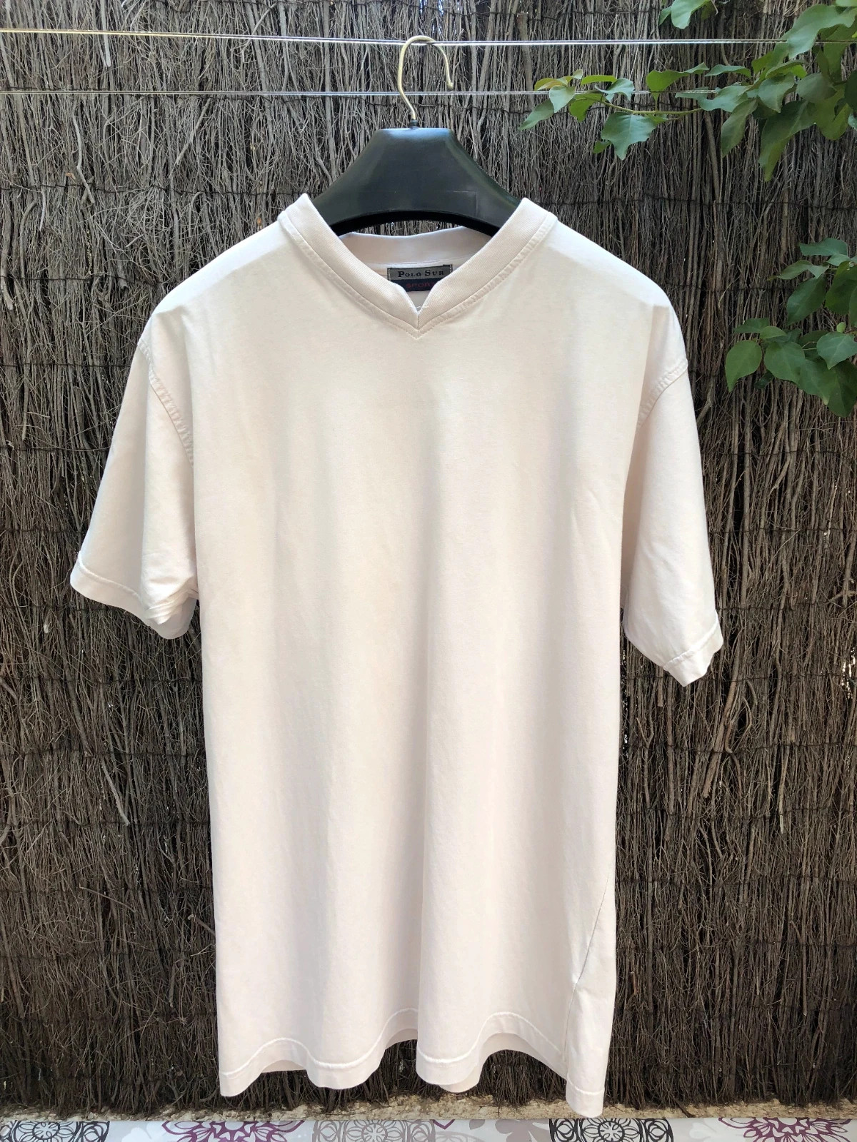 Camiseta corta básica vintage hombre talla L