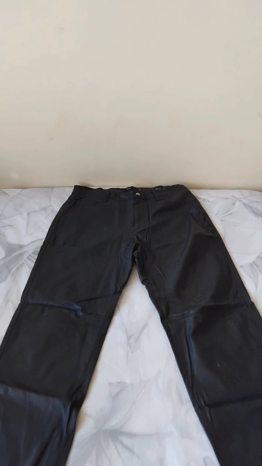 Pantalón largo ancho Wide fit ancho Bershka hombre talla 42 – Bershka – taille W32 | FR 42 3