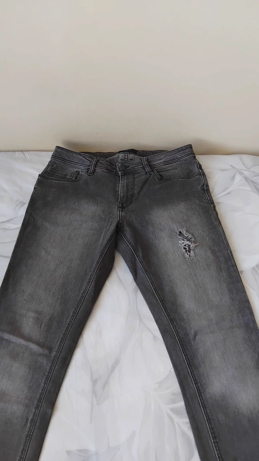 Pantalón largo skinny fit Bershka hombre talla 40 – Bershka – taille W30 | FR 40 3