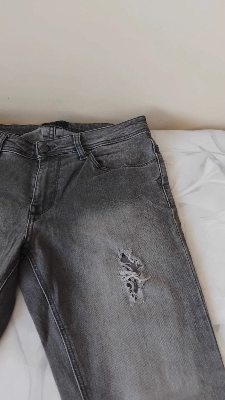 Pantalón largo skinny fit Bershka hombre talla 40 – Bershka – taille W30 | FR 40 4