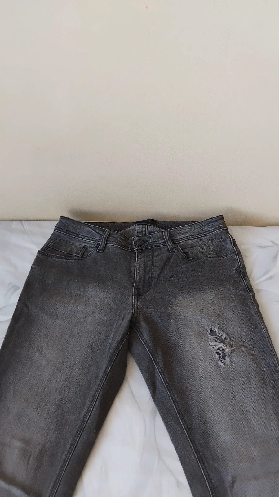 Pantalón largo skinny fit Bershka hombre talla 40 – Bershka – taille W30 | FR 40 5