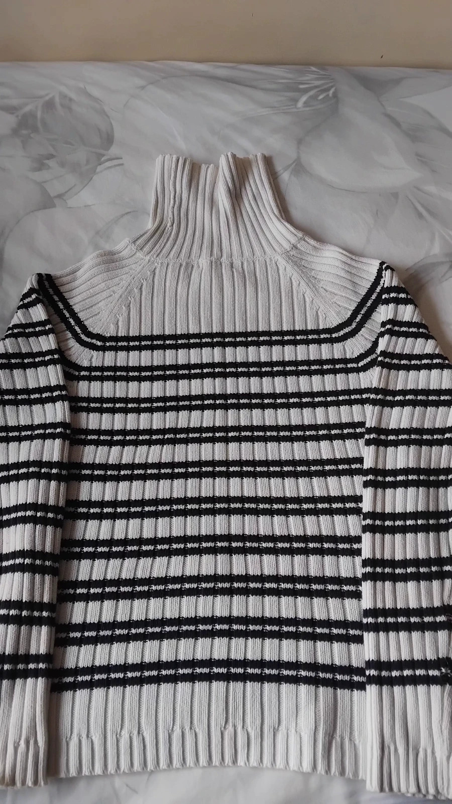 Jersey de cuello alto con rayas mujer talla S – In Extenso – taille S / 36 / 8 5