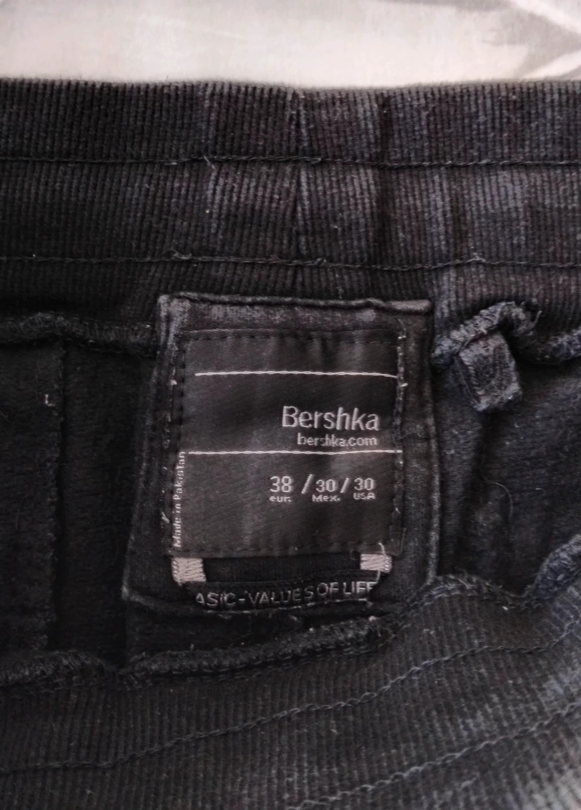 Pantalón largo jogger Bershka hombre talla 38 – Bershka – taille W28 | FR 38 3