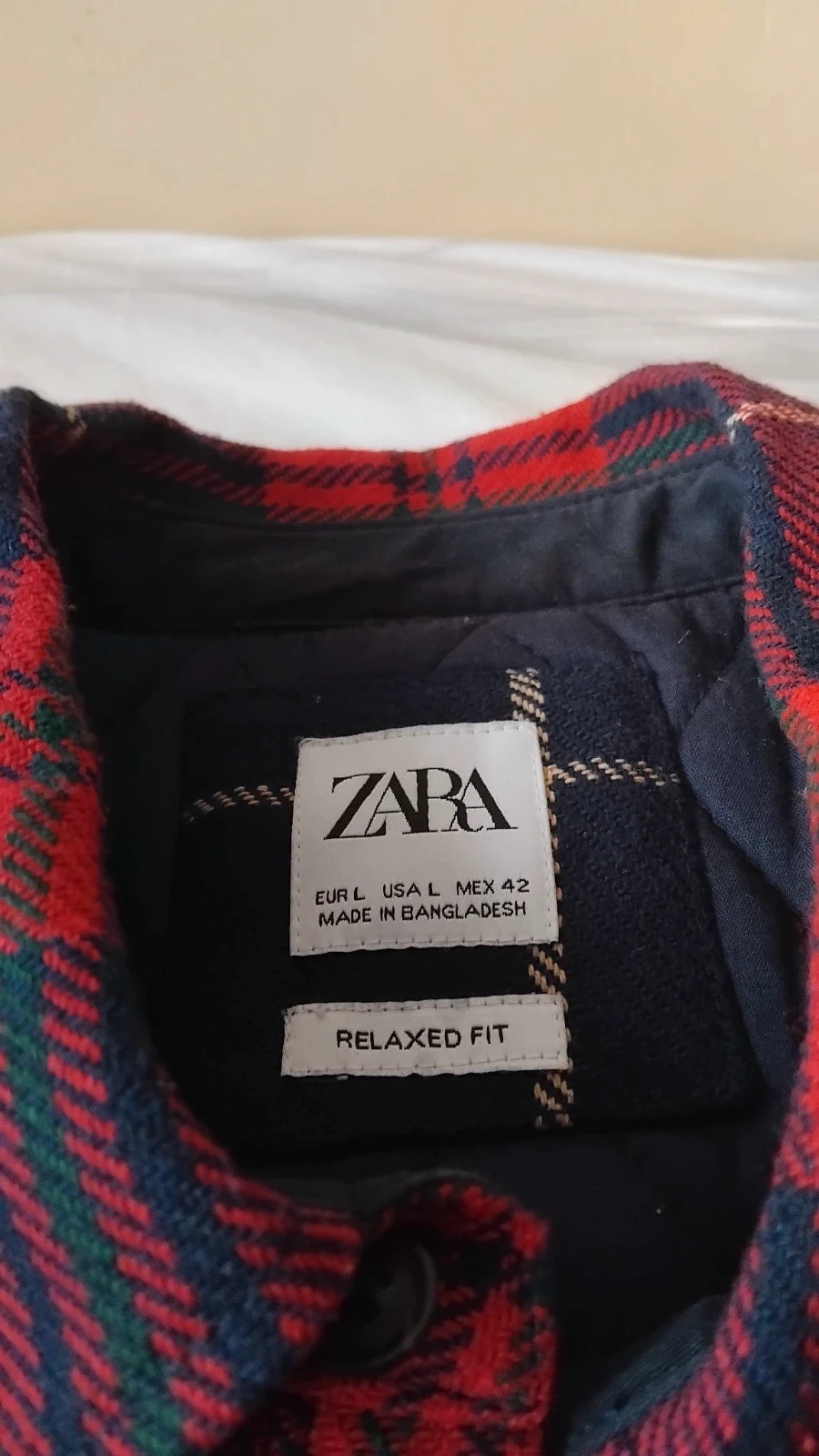 Sobrecamisa estampada Zara hombre talla L – Zara – taille L 2