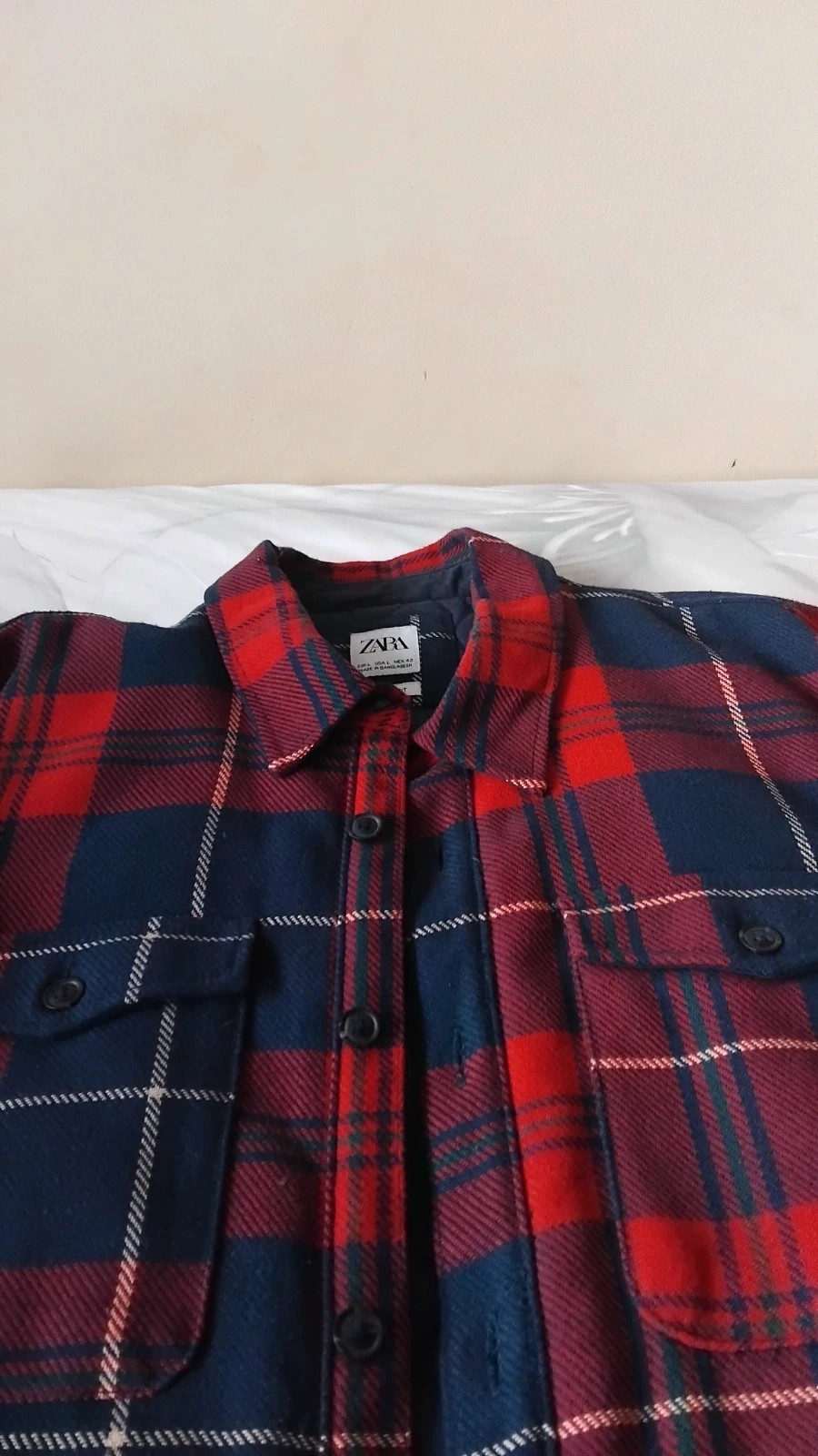 Sobrecamisa estampada Zara hombre talla L – Zara – taille L 5